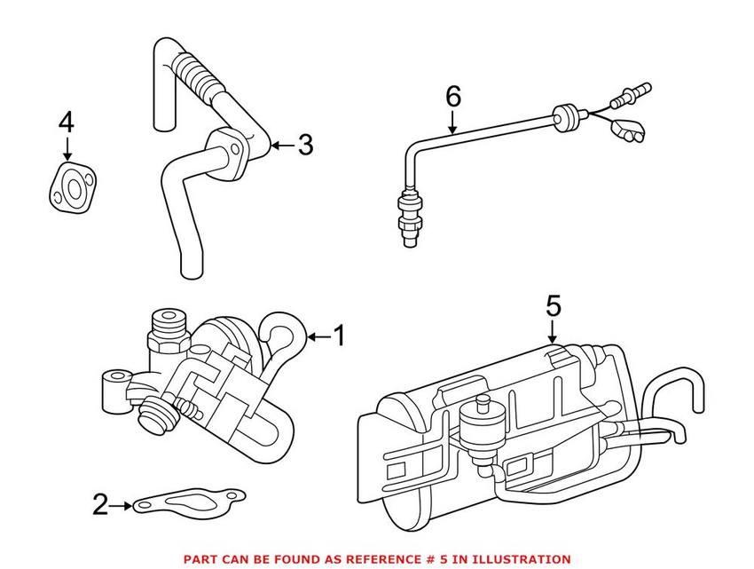 Mercedes Vapor Canister 2024701559